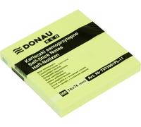 Bloc-notes Donau, 76 x 76 mm, ECO jaune