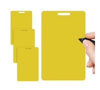 Bloc-notes effaçable pour bobine de badge | 4 pièces verticales réutilisables | Carnet de poche effaçable 3,35 x 2,13 x 0,12 pouces pour planificateurs, gestionnaires, bénévoles, étudiants, assistants