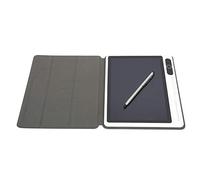 Bloc-Notes électronique 10 Pouces Tablette LCD Tablette de Dessin Fournitures commerciales Technologie de plastification de Haute Technologie(Black (with Leather Case))