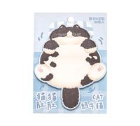 Bloc-notes en forme de chat mignon | Notes mémo fantaisie - Blocs-notes faciles à poster pour, autocollants adhésifs amusants pour étudiants, enseignants, fournitures scolaires