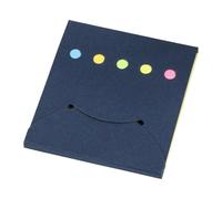 Bloc-notes en papier adhésif de couleur fluorescente, 25 feuilles par couleur, bloc-notes de poche pour la journalisation quotidienne, prise de notes, papier résistant, ensemble de disques adhésifs