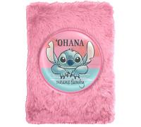 Bloc-notes en peluche fille Kids Licensing Disney Stitch Rose 15x21x2,5 cm