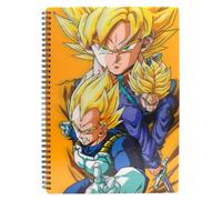 Bloc-notes enfant SD Toys Dragon Ball Z Saiyans A4 Multicolore 30x21 cm