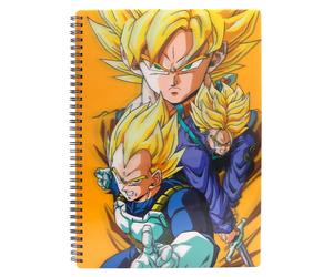 Bloc-notes enfant SD Toys Dragon Ball Z Saiyans A4 Multicolore 30x21 cm
