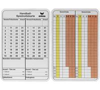 Bloc-notes Erima SPIELNOTIZKARTEN HANDBALL 4043523614855 taille 1 EU