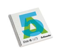 Bloc-notes Esselte A5 avec spirale latérale, ligné, 70 feuilles
