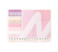 Bloc-notes et notes adhésives portables recyclables avec autocollants pour l'organisation quotidienne planification papier recyclable note adhésive