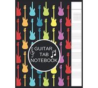 Bloc-Notes Guitar Tab: Journal De Papier Feuille De Musique Vierge - Accord De Guitare, Portée Standard