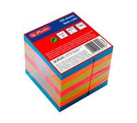 Bloc-notes Herlitz, collé, 9x9 cm, 700 feuilles, néon