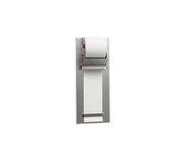 Bloc Notes Inox avec Rouleau - Fixation Murale