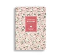 Bloc-Notes Inspirants Lot de 2 agendas vintage A6, agenda annuel, hebdomadaire, mensuel, quotidien, organisateur de fleurs, carnet de notes, agenda scolaire Carnet De Motivation(Cherry Blossom)