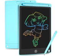Bloc-Notes Lcd Couleur 8,5 Pouces (Bleu), Bloc-Notes À Dessin Graphique Avec Serrure À Clé, Bloc-Notes Doodle, Cadeau Pour Enfants Garçons Et Filles