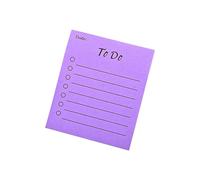 Bloc-notes ligné simple et autocollant, pratique pour écrire des listes de choses à faire, fournitures scolaires et de bureau