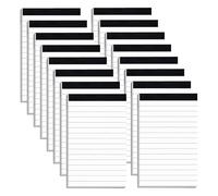 Bloc-notes lignés lisses en papier de qualité supérieure idéal pour le travail, les études, l'écriture lisse