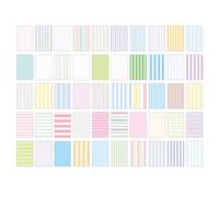 Bloc-notes lignés polyvalents, adhésif puissant, bloc-notes coloré pour les bureaux, l ' organisation de la maison, conception facile à déchirer, bâton réutilisable pour tableaux blancs