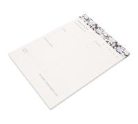 Bloc-notes Magnétique Blanc pour Agenda Frigo, Planning Hebdomadaire | Papier et Aimant, Enregistrement des Tâches et Rappels, Bureau et Famille, pour Réfrigérateur