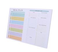 Bloc-notes Magnétique en Papier Hebdomadaire B5 pour Frigo | Plan Repas et Liste de Courses Détachable, Effaçable et Réutilisable, Organisateur Familial Cuisine