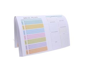 Bloc-notes Magnétique Hebdomadaire pour Réfrigérateur, Repas | Papier, Surface Écrivable, Liste D'achats Détachable, Sections D'épicerie, Organisation Familiale