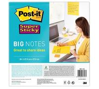 Bloc-Notes Maxi Super Sticky - 27.9 X 27.9 Cm - Jaune
