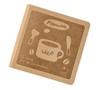 Bloc-notes miniature avec papier résistant aux déchirures et porte-mémo pour les personnes occupées
