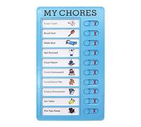 Bloc-notes multi-usages pour liste de contrôle des tâches, 12, 7 x 20, 3 cm, tableau de liste de contrôle réglable pour mes tâches, pour voiture, camping-car, maison, salle de classe, tableau mémo