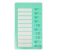 Bloc-notes multi-usages pour liste de contrôle et de tâches, 5x8 pouces, tableau réglable pour mes tâches, pour voiture, camping-car, maison, salle de classe, panneau pour camping-car