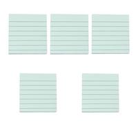 Bloc-notes multifonction ligné 5 pièces, papier coloré, autocollant, jolis mémos, fournitures scolaires