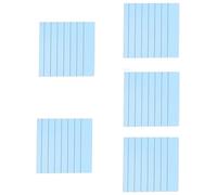 Bloc-notes multifonction ligné 5 pièces, papier coloré, autocollant, jolis mémos, fournitures scolaires