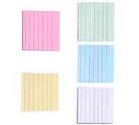 Bloc-notes multifonction ligné 5 pièces, papier coloré, autocollant, jolis mémos, fournitures scolaires