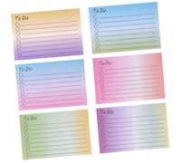 Bloc-notes pastels dégradés de petite taille de poche avec des pages résistantes aux déchirures et durables, décorations de tâches, dégradé de couleur, lot de notes