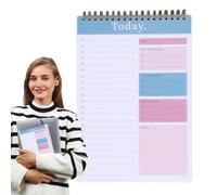 Bloc-notes planification ne 52 feuilles planificateur de tâches portable