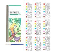 Bloc-notes pour dessin aquarelle pour enfants avec peinture et pinceau pour tout-petits, débutants, artistes, voyages, peinture, gribouillage, carnet de notes pour enfants