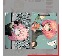 Bloc-Notes Pour Dossiers A4, Presse-Papier, Espion, Famille, Bloc-Notes, Carte De Test, Stockage De Papier, Papeterie D'anime Mignon, Fourniture De Bureau