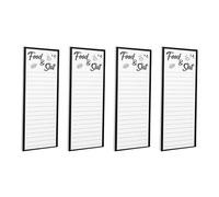 Bloc-notes pour réfrigérateur Memopad 50 feuilles/bloc-notes en cuir à large doublure porte-stylo pour bloc-notes