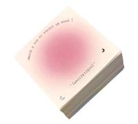 Bloc-notes pratique de quatre cents pages perforées à compartiments faciles à séparer - Plan fin - Exemple pour le bureau, l'école, les voyages - Bloc-notes collant à usages multiples