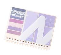 Bloc-Notes Recyclable Portable Et Ensemble De Notes Adhésives Avec Autocollants Pour La Planification De L'organisation Quotidienne Étude Des Étudiants Note Adhésive