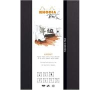 Bloc-Notes Rhodia Touch Layout Marker - A4 - Papier Blanc - 100gsm - 50 Feuilles