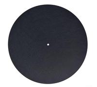 Bloc-notes robuste en feutre pour phonographe avec base antidérapante, parfait pour une utilisation vinyle et CD, impression numérique offrant un look accrocheur (295 cm, noir)