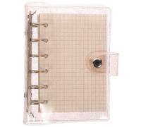 Bloc-Notes Rose Premium À Feuilles Mobiles Avec 45 Feuilles De Recharge, Couverture En Pvc, Design Compact Pour Écrire Et Organiser