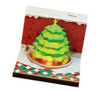 Bloc-notes sculpté sur le thème de Noël, décoration de table, sculpture en papier, bloc-notes avec porte-stylo pour décoration de Noël, décoration de bureau