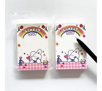 Bloc-Notes Séries Animal De Compagnie Mignon 100 Pages/Paquet, Bloc-Notes Adhésifs Chat, Lapin, Ours, Fournitures De Papeterie Scolaire Et De Bureau Pour Étudiants