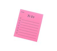 Bloc-notes simple doublé autocollant bloc-notes notes pratique fournitures scolaires de bureau pour étudiants liste de choses à faire mémos autocollants lignés fournitures scolaires de bureau