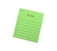 Bloc-notes simple doublé autocollant papier notes pratique fournitures scolaires de bureau pour étudiants écriture simple ligné autocollant bloc-notes bloc-notes liste de choses à faire