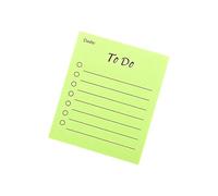 Bloc-notes simple doublé autocollant papier notes pratique fournitures scolaires de bureau pour étudiants écriture simple ligné autocollant bloc-notes bloc-notes liste de choses à faire