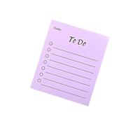 Bloc-notes simple en papier adhésif doublé pour notes notes pratique fournitures de bureau pour étudiants sur tapis mémos note adhésive papier d'écriture à lignes pour école bureau