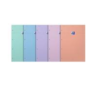 Bloc-notes - SMART - Pastel - 210 x 315 mm - 60 pages - Quadrillé 5x5 - Couleurs aléatoires