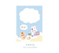 Bloc-Notes Style Dessin Anim? Mignon, 50 Feuilles, Papeterie De Bureau, Bloc-Notes Pour Planificateur Hebdomadaire Et Mensuel, Carnet De Notes Pour Journal Intime