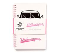 Bloc-notes summer love Puckator A5 Volkswagen Van Bus Combi VW T1 Rose 21x14,5x1 cm