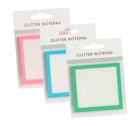 Bloc-notes transparent 3x3 pouces, bloc-notes de poche, papier adhésif repositionnable, rappel sur journal, carnet de notes, planificateur, réfrigérateur, note repositionnable