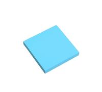 Bloc-notes transparent fluorescent, 100 pièces, notes autocollantes, planificateur, fournitures scolaires, papeterie for étudiants(Color 06)
